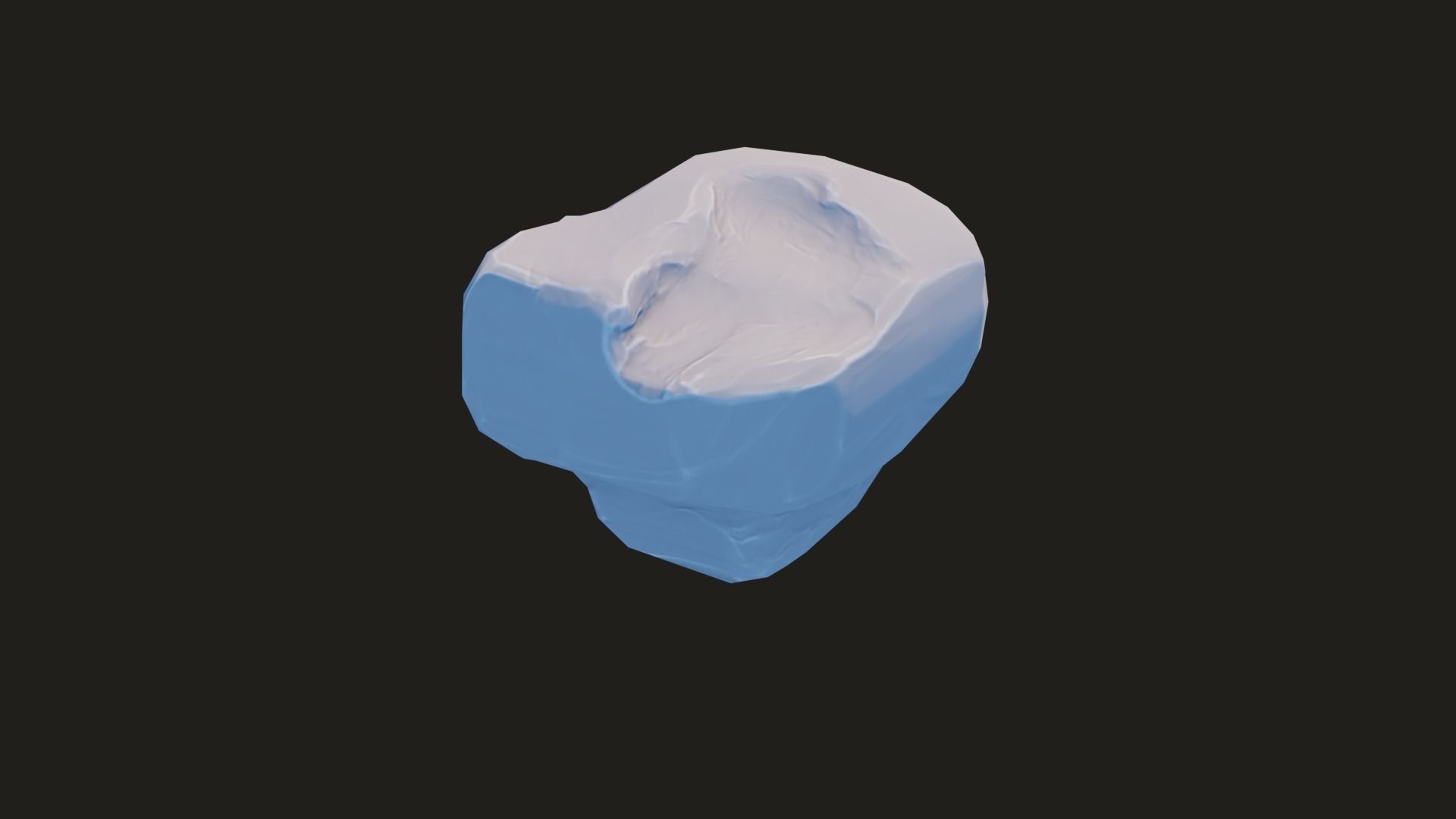 Stylized Rock Pack  16 Rocks game ready Low-poly 3D model_54