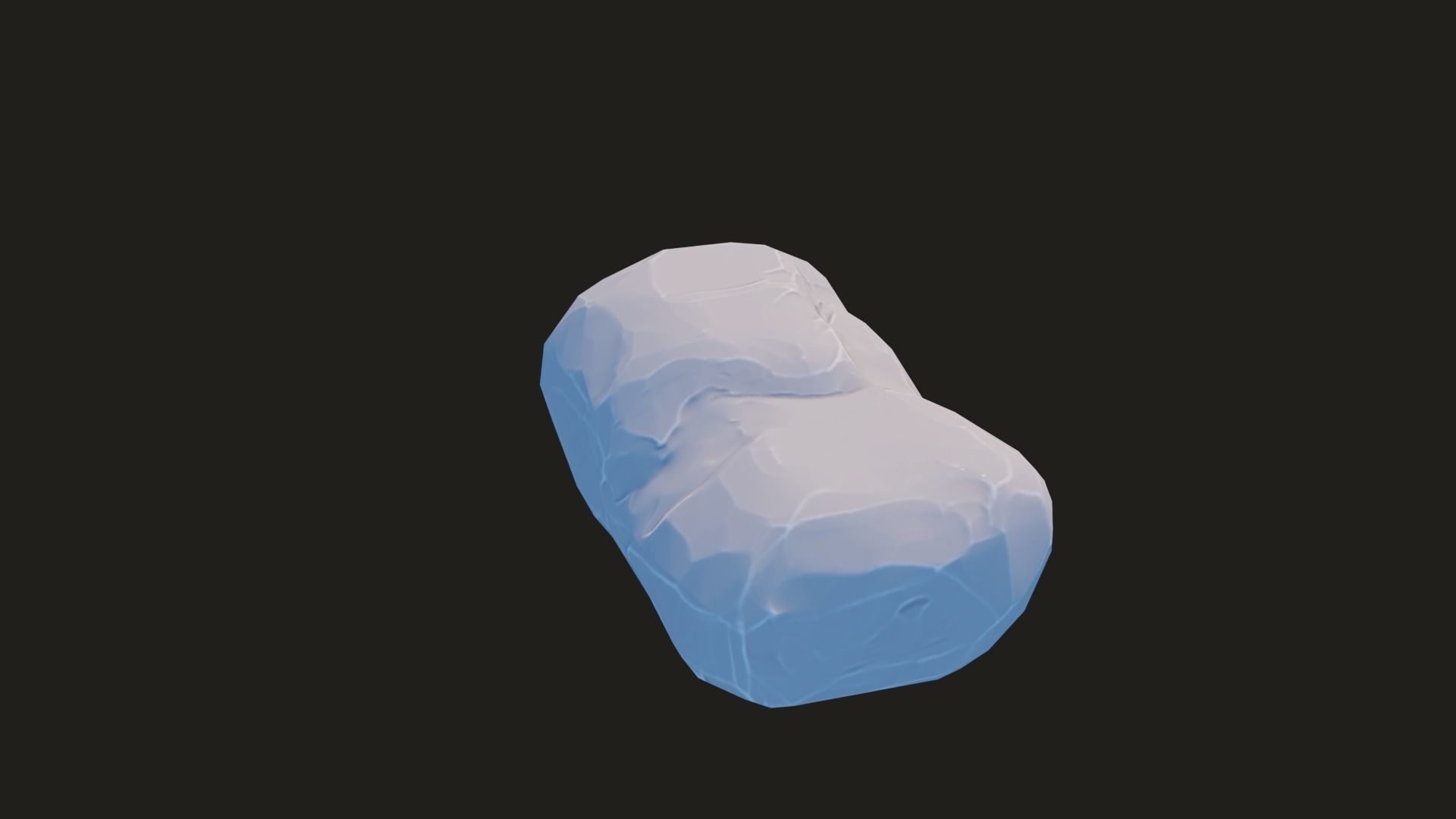 Stylized Rock Pack  16 Rocks game ready Low-poly 3D model_41