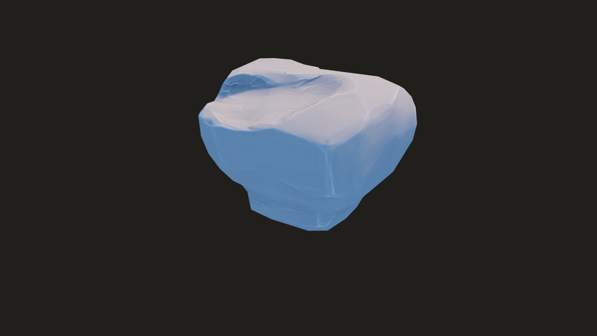 Stylized Rock Pack  16 Rocks game ready Low-poly 3D model_58