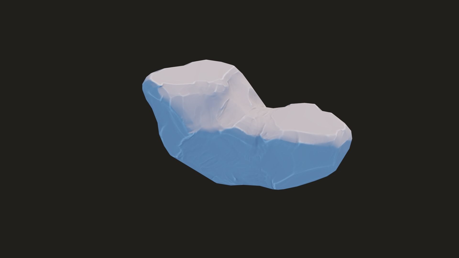 Stylized Rock Pack  16 Rocks game ready Low-poly 3D model_75