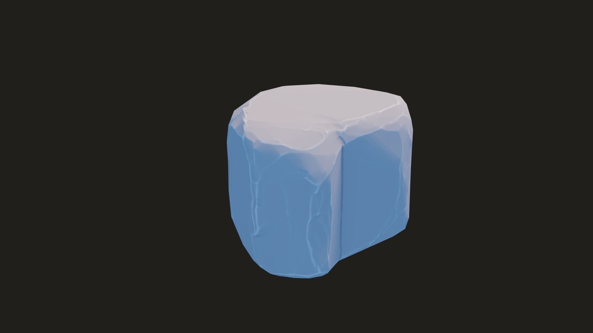 Stylized Rock Pack  16 Rocks game ready Low-poly 3D model_105