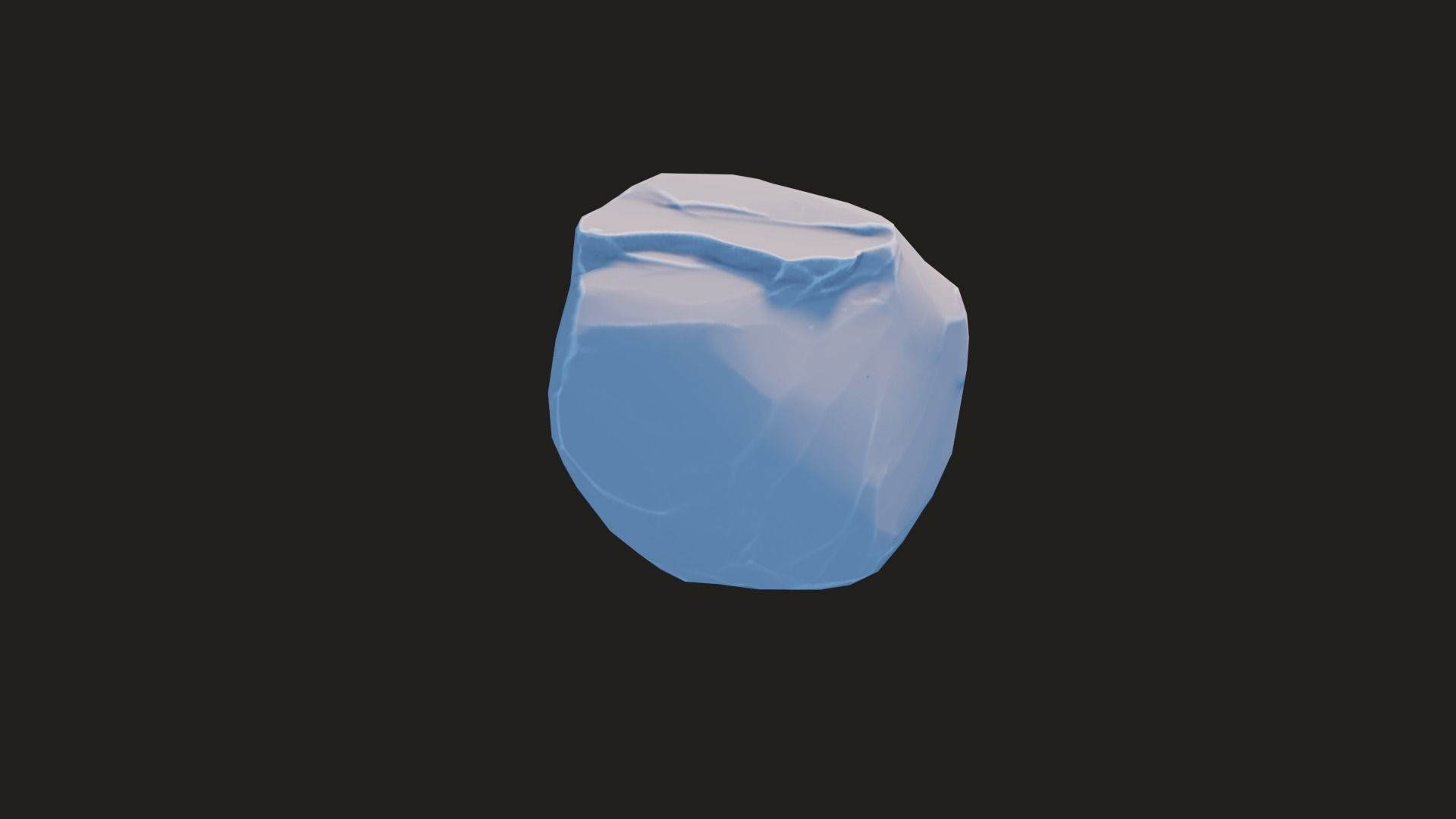 Stylized Rock Pack  16 Rocks game ready Low-poly 3D model_33