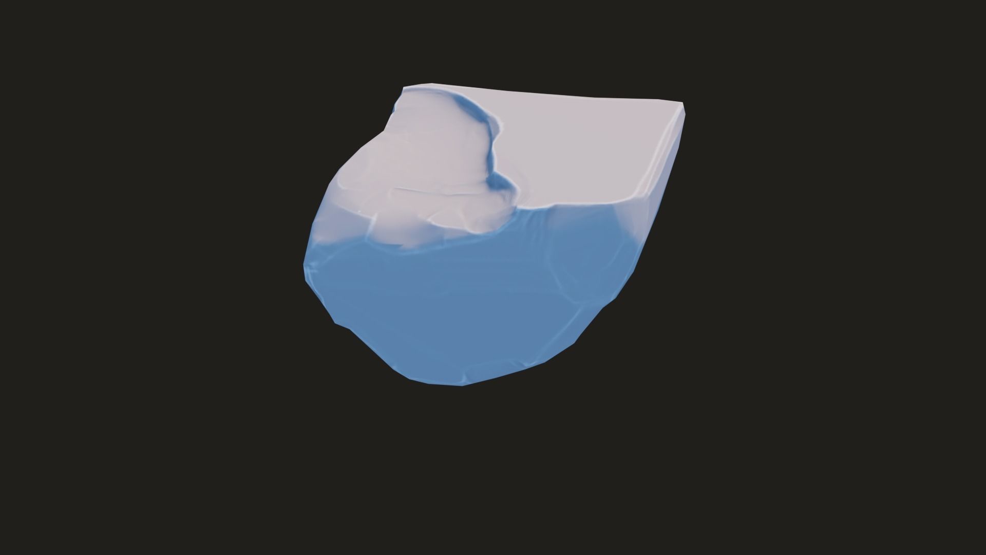 Stylized Rock Pack  16 Rocks game ready Low-poly 3D model_64