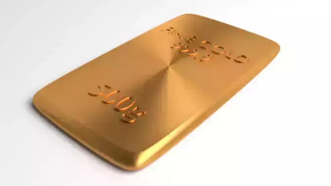 Goldplate 500gram 3D model