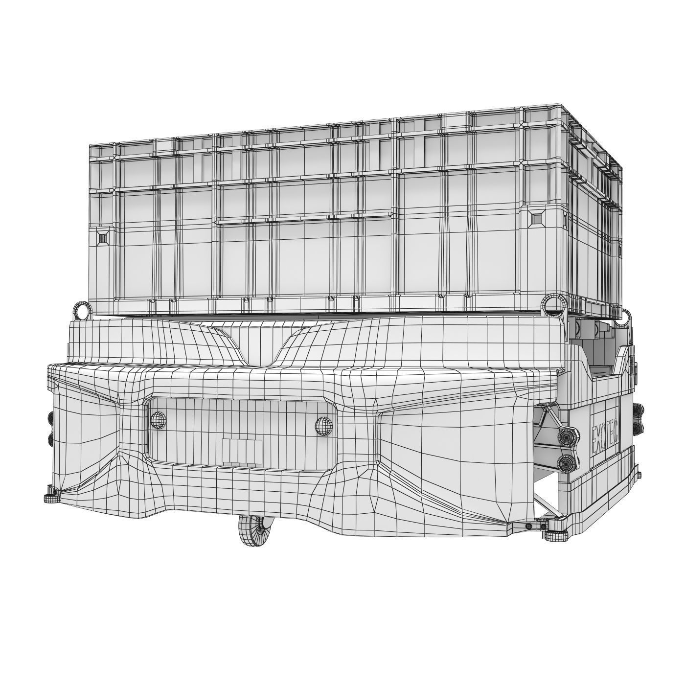 AGV robot Skypod Exotec  3D model_9