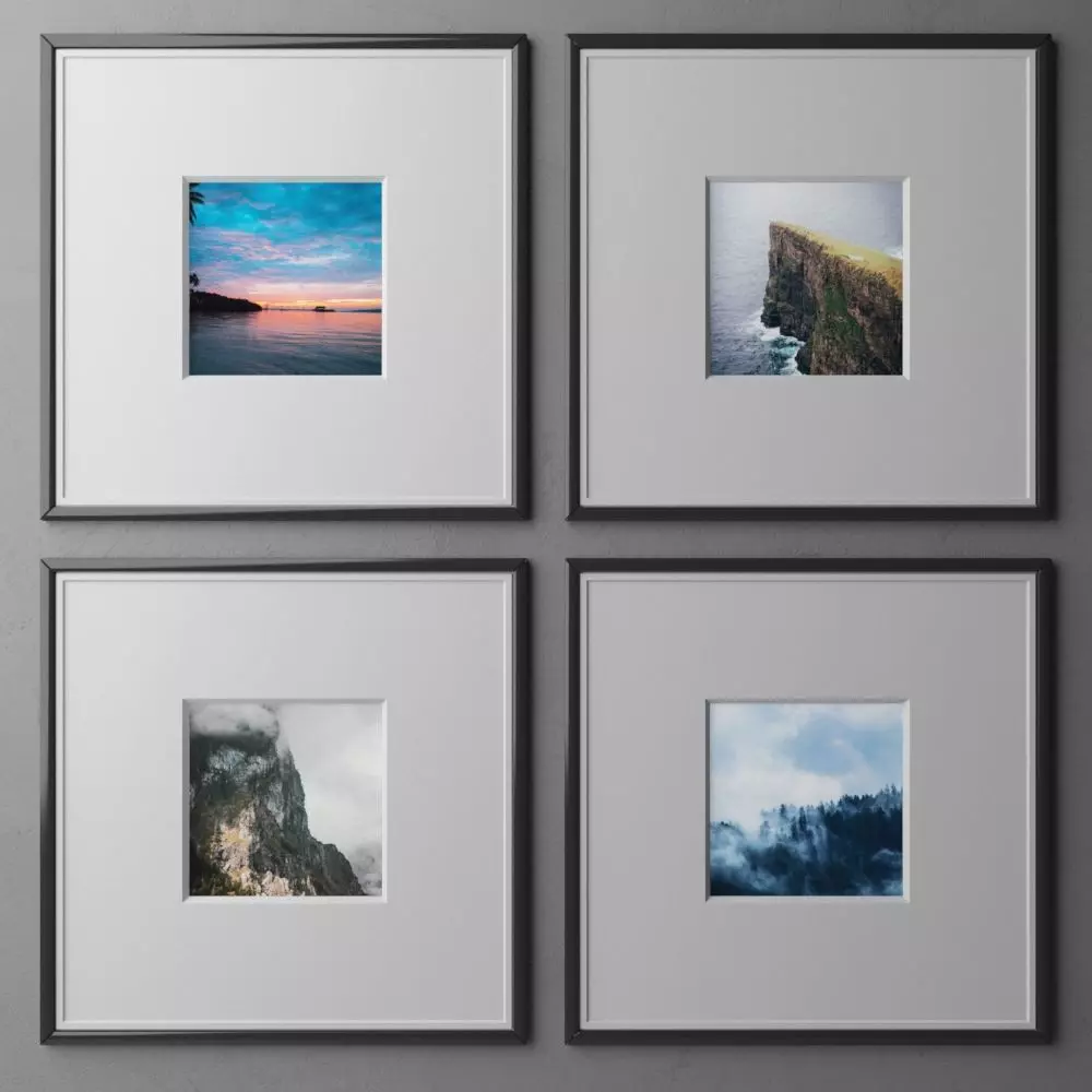 frame2 2x2 quad-1 3D model_0