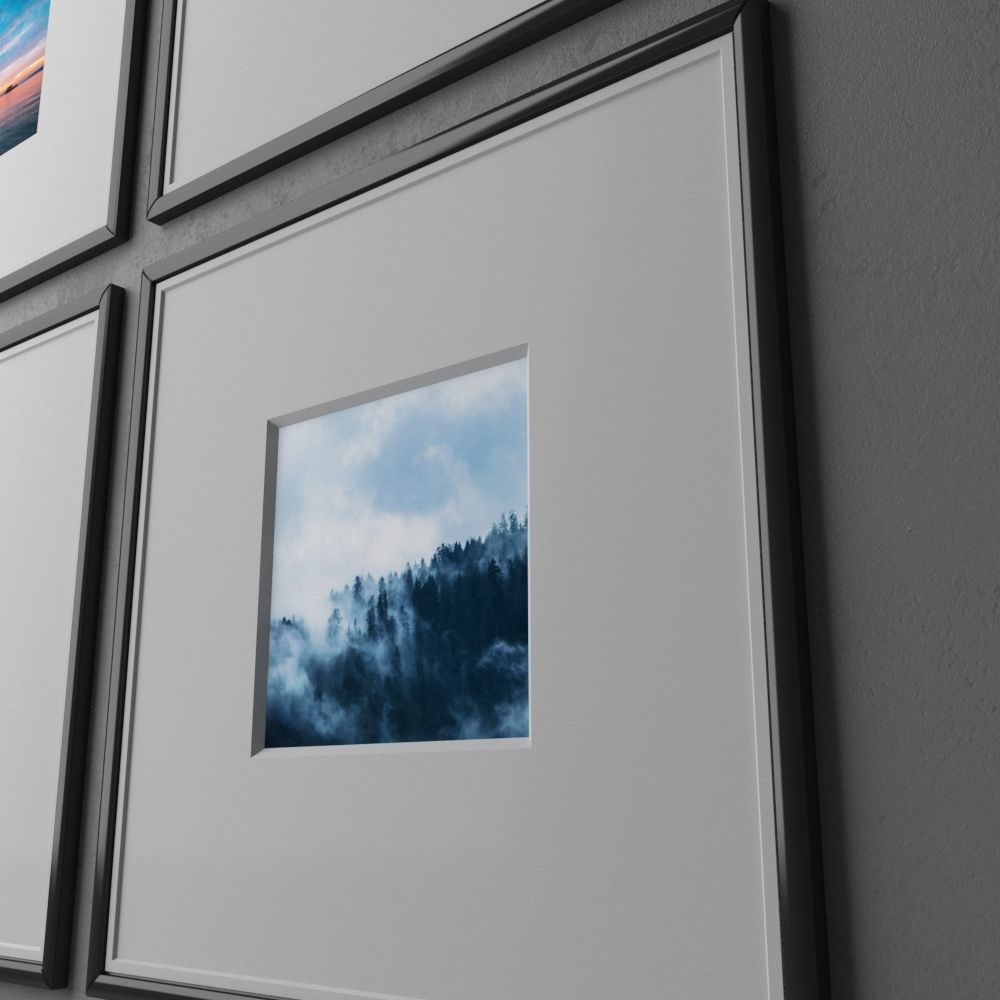 frame2 2x2 quad-1 3D model_2