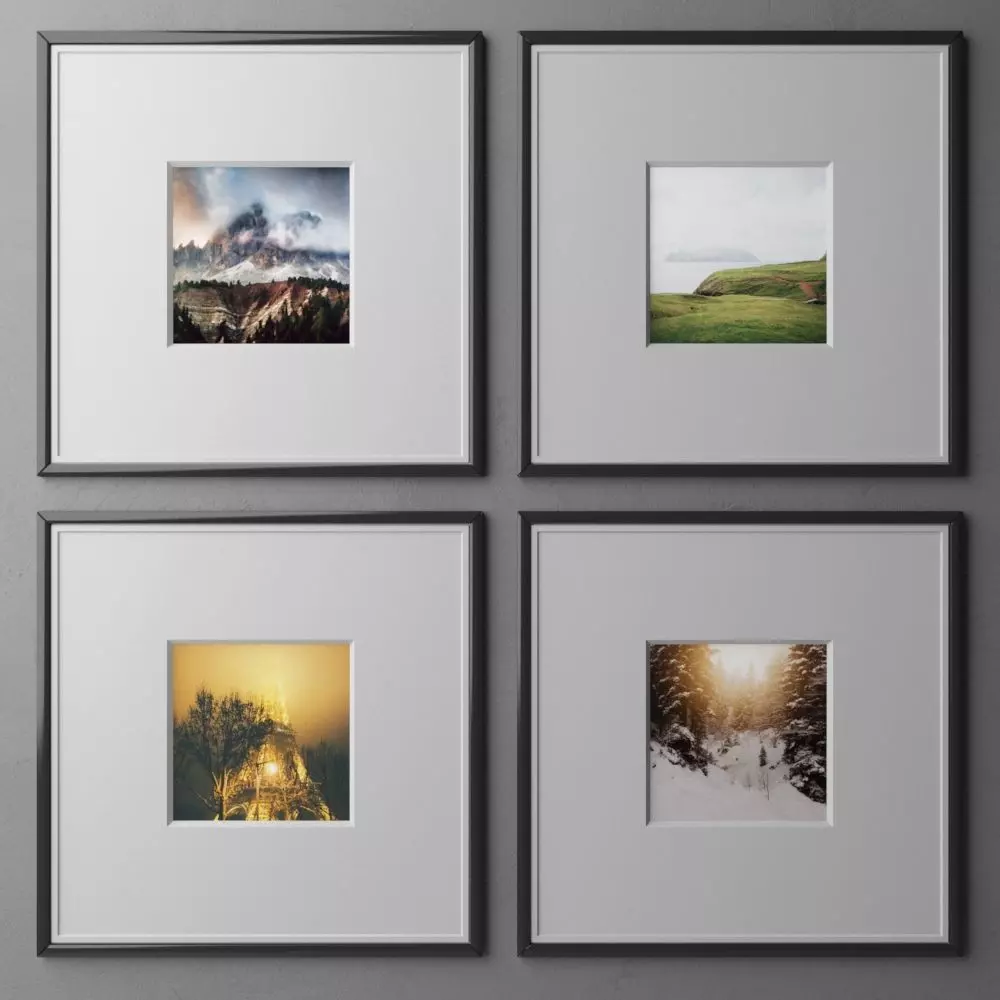 frame2 2x2 quad-15 3D model_0