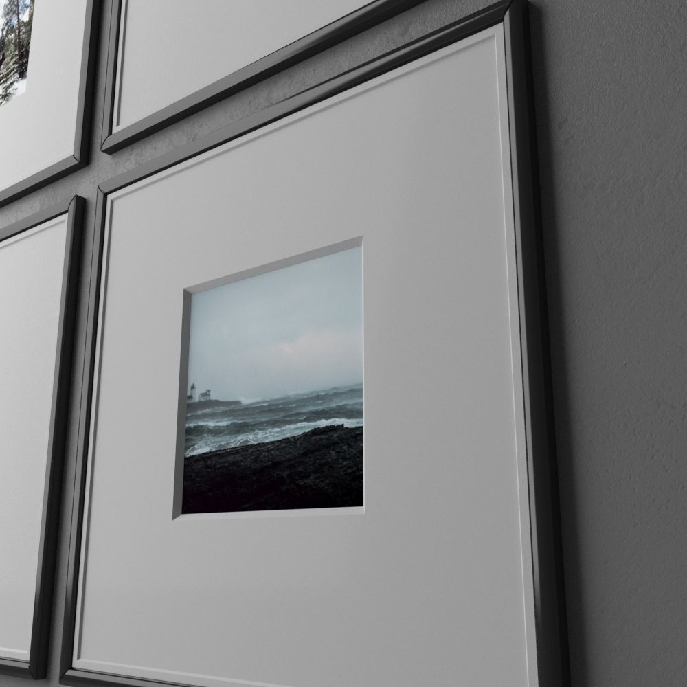 frame2 2x2 quad-16 3D model_2