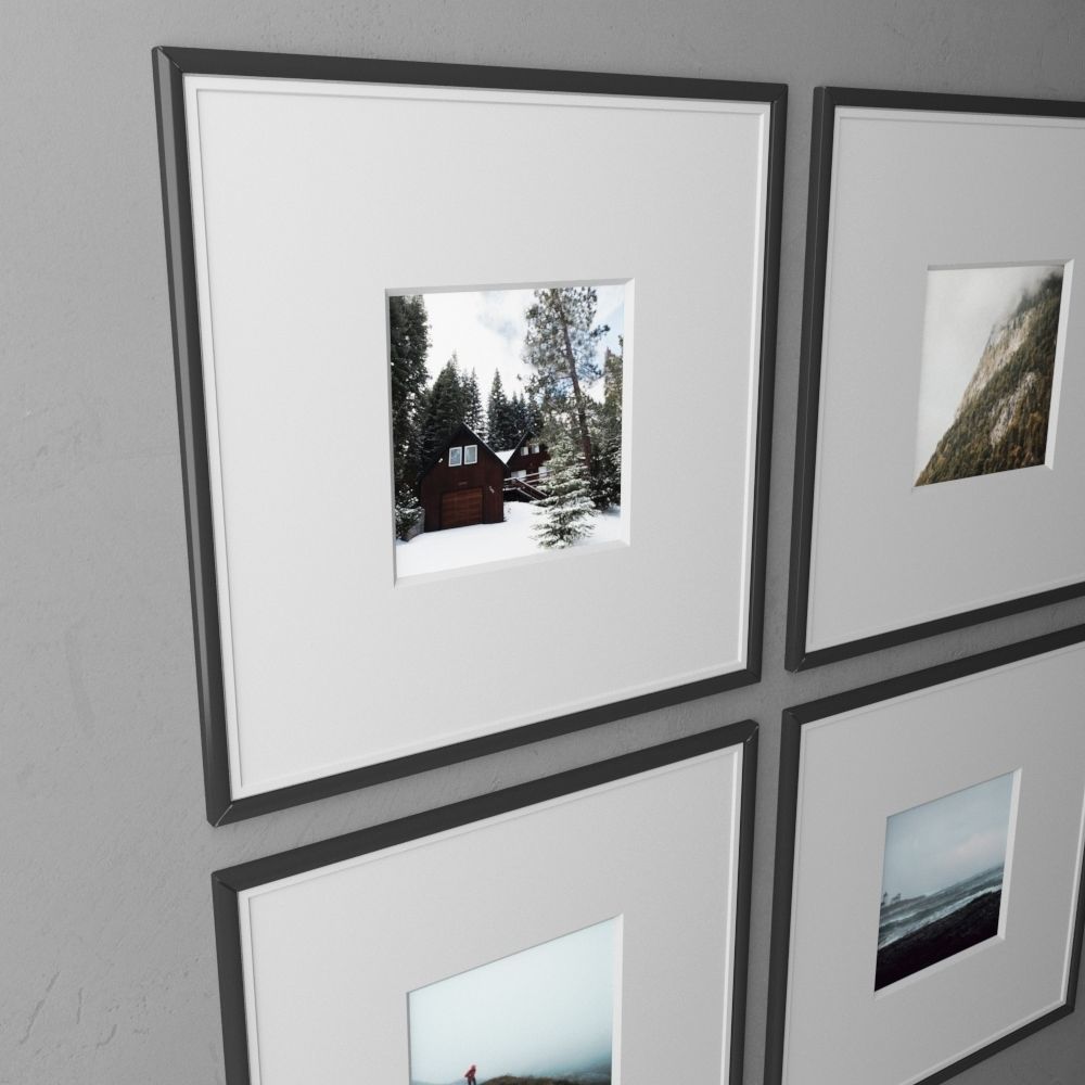 frame2 2x2 quad-16 3D model_1