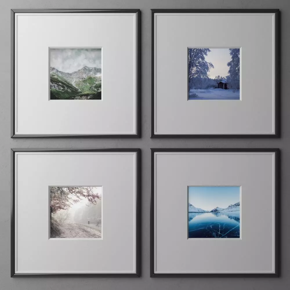 frame2 2x2 quad-17 3D model_0