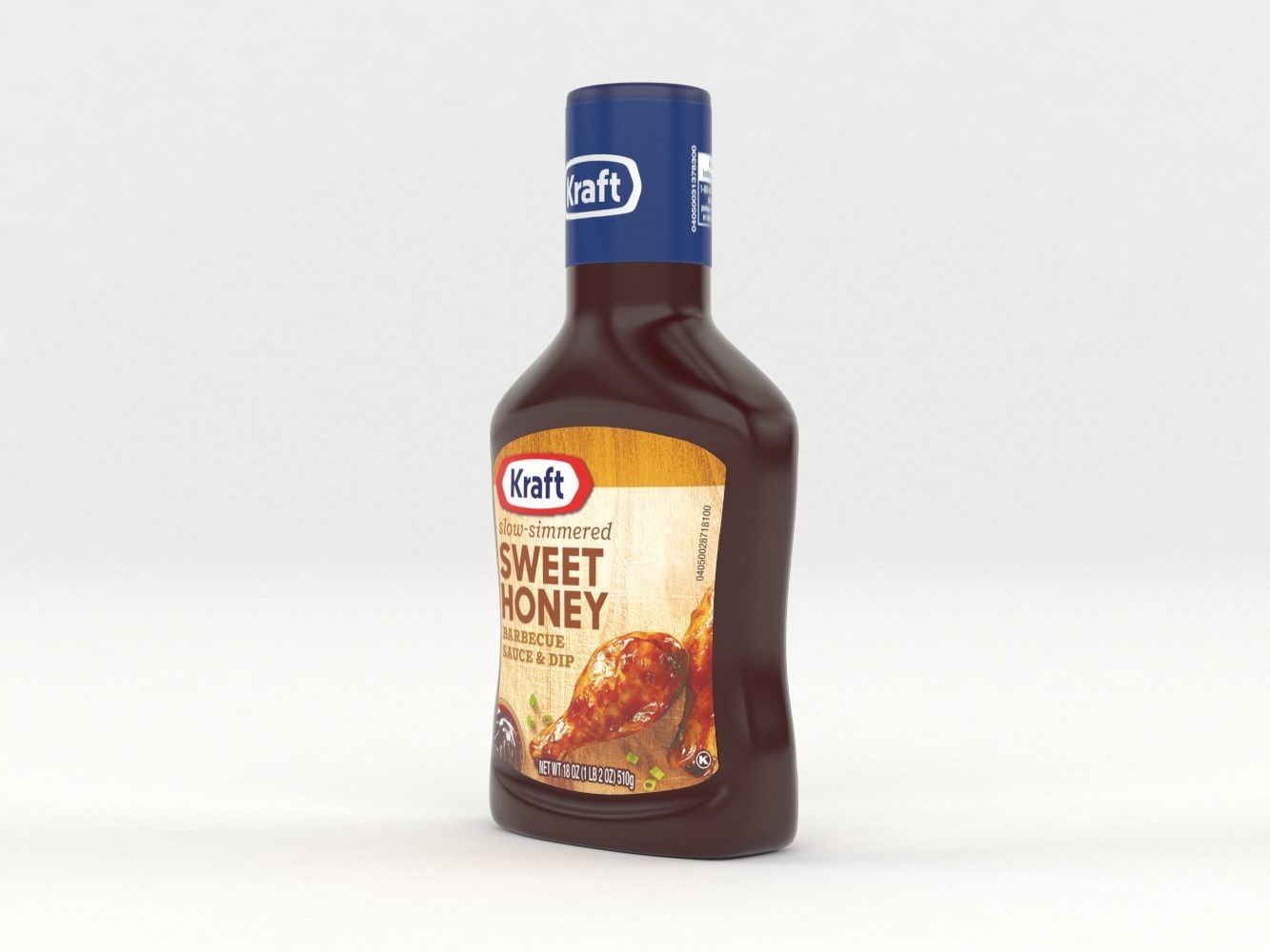 Kraft Barbecue Sauce and Dip 3D model_4