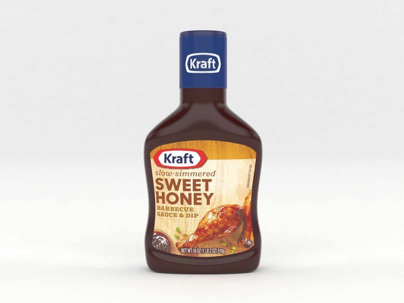 Kraft Barbecue Sauce and Dip 3D model_1
