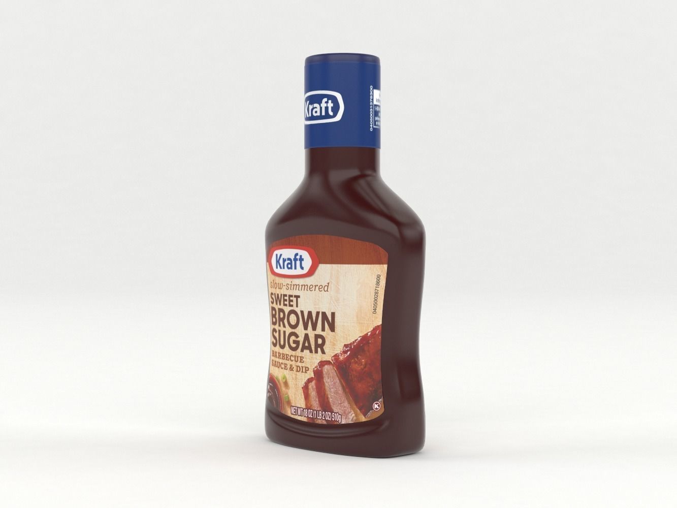 Kraft Barbecue Sauce and Dip 3D model_8