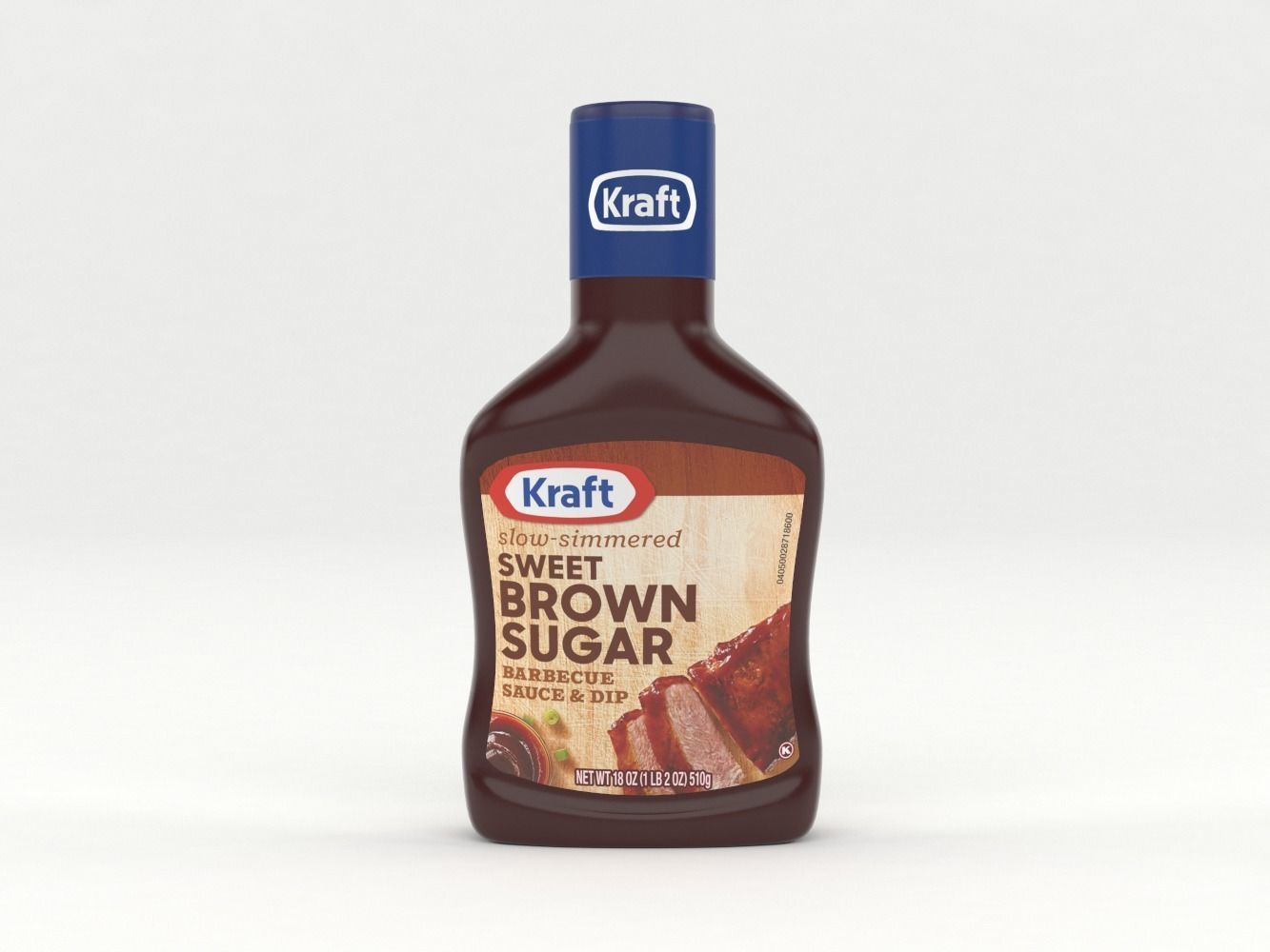 Kraft Barbecue Sauce and Dip 3D model_5