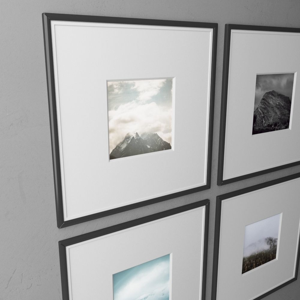 frame2 2x2 quad-3 3D model_1