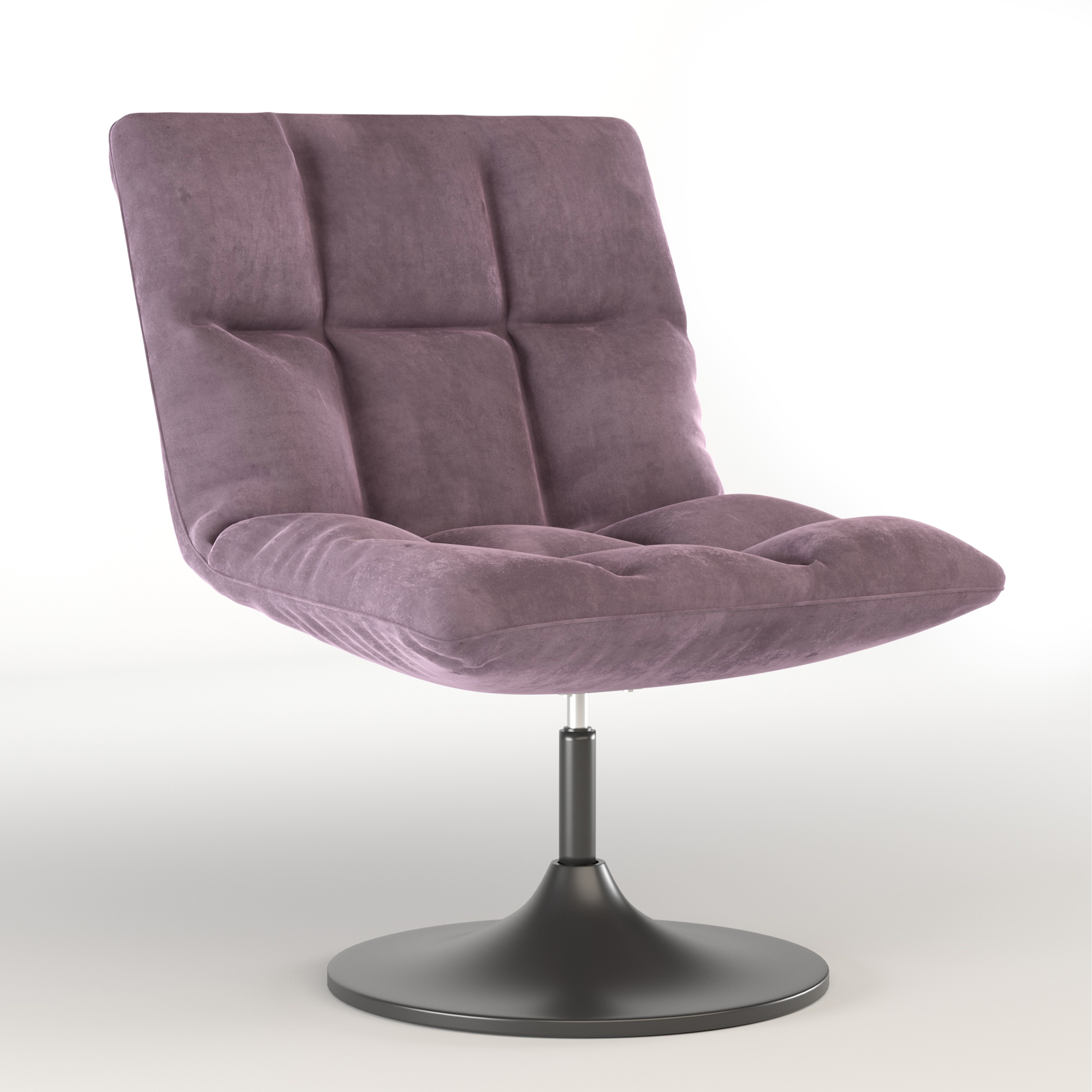 dutchbone-bar-lounge swivel chair leather 3D model_2