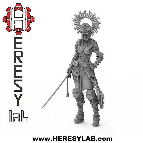 Heresylab - Iron Lady 3D print model
