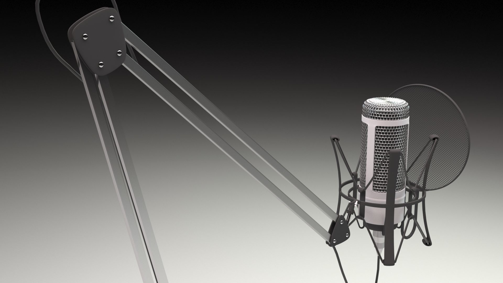 Microphone 3D model_7