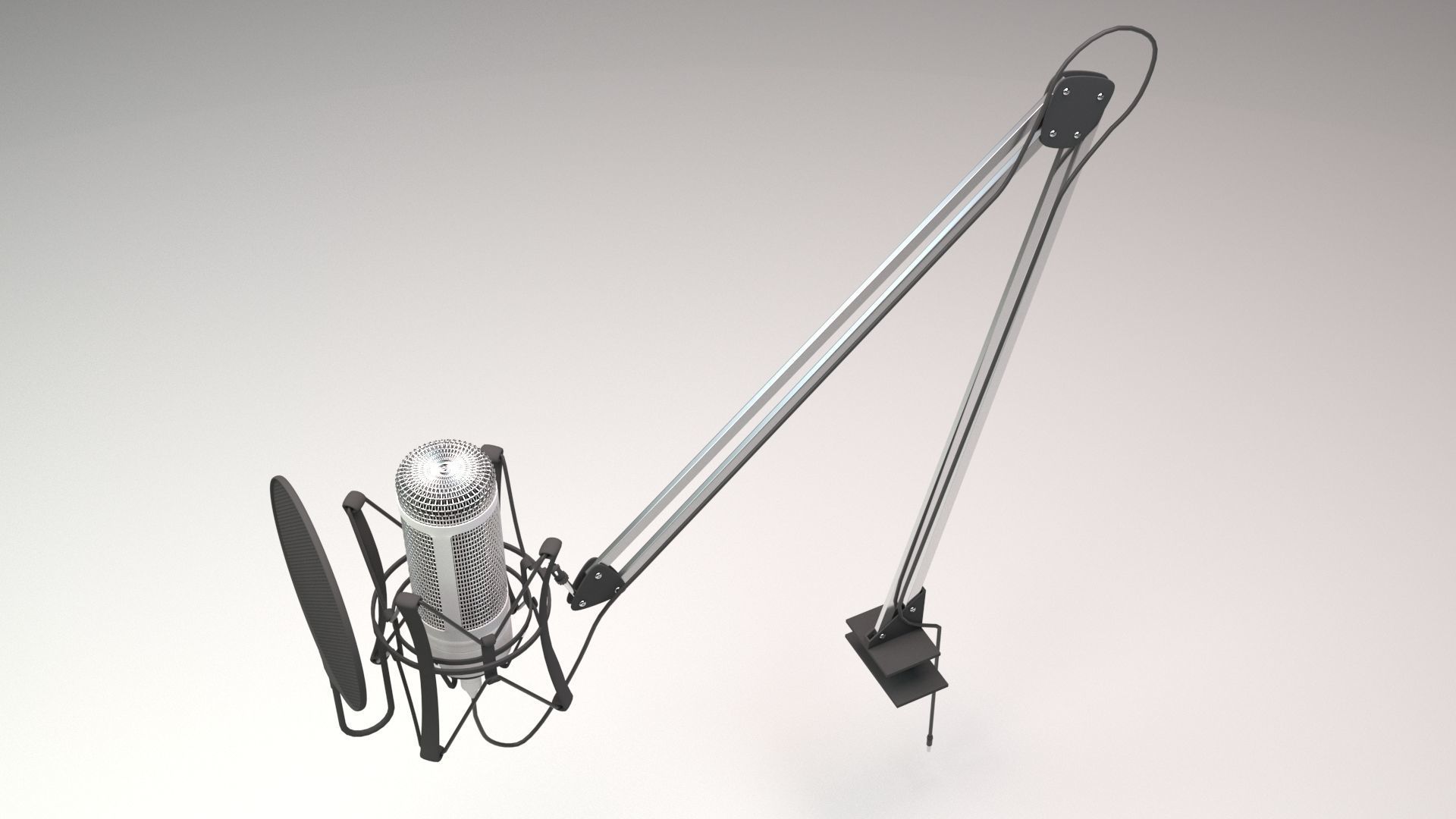 Microphone 3D model_2