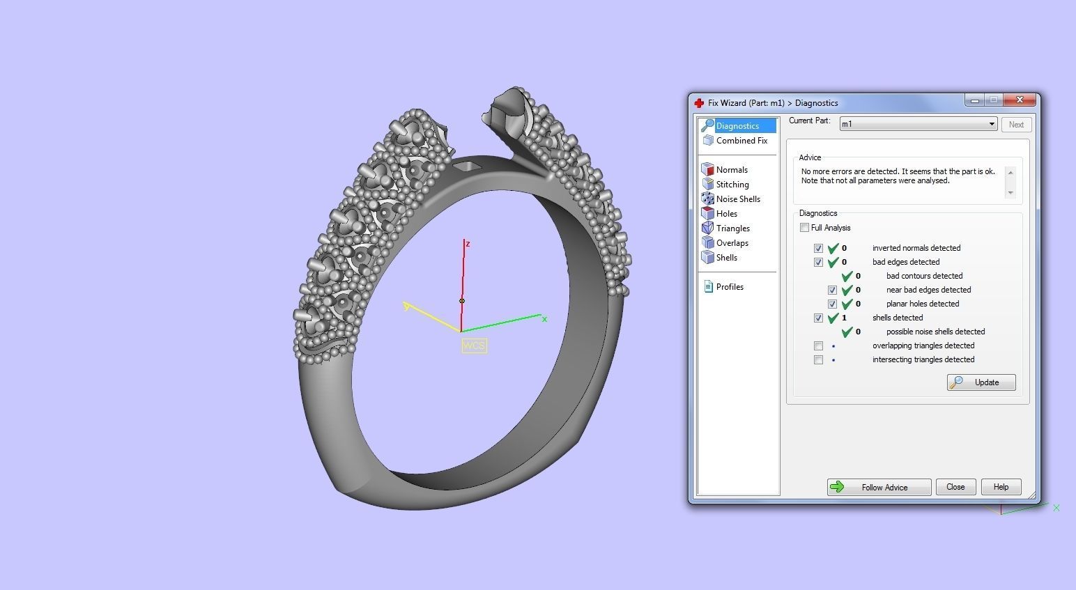 Engagement Beauty Ring With Diamonds 3D Print Model 3D print model_13