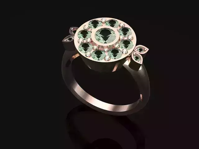 4 Vintage Ring Shank Model