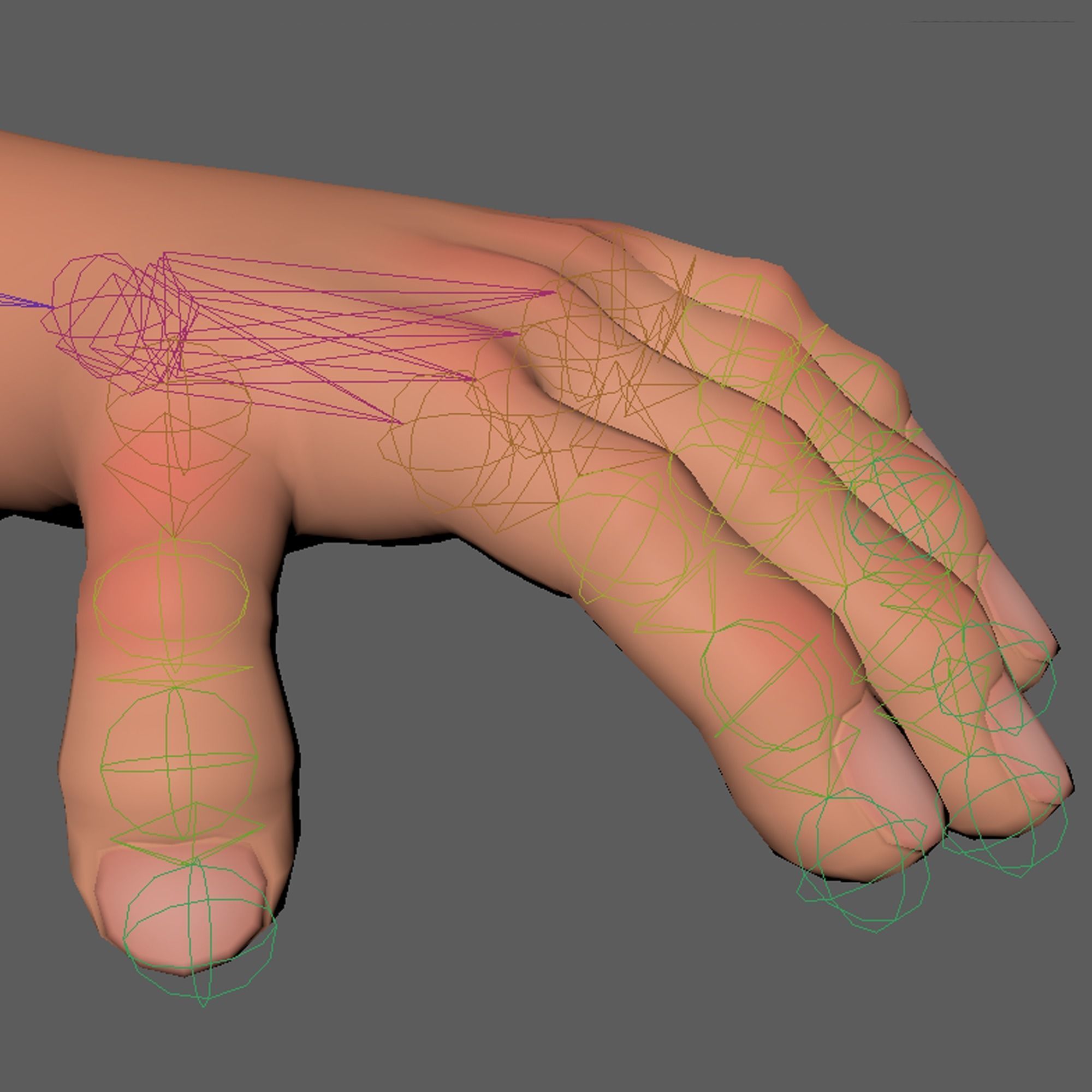 Cartoon Man Rigged Low-poly 3D model_3