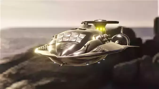 Spaceship for Battle 3D