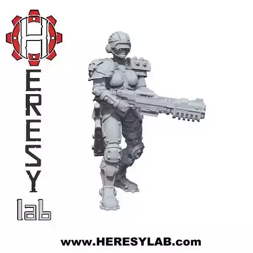 Heresylab - Sauberung Female Enforcer