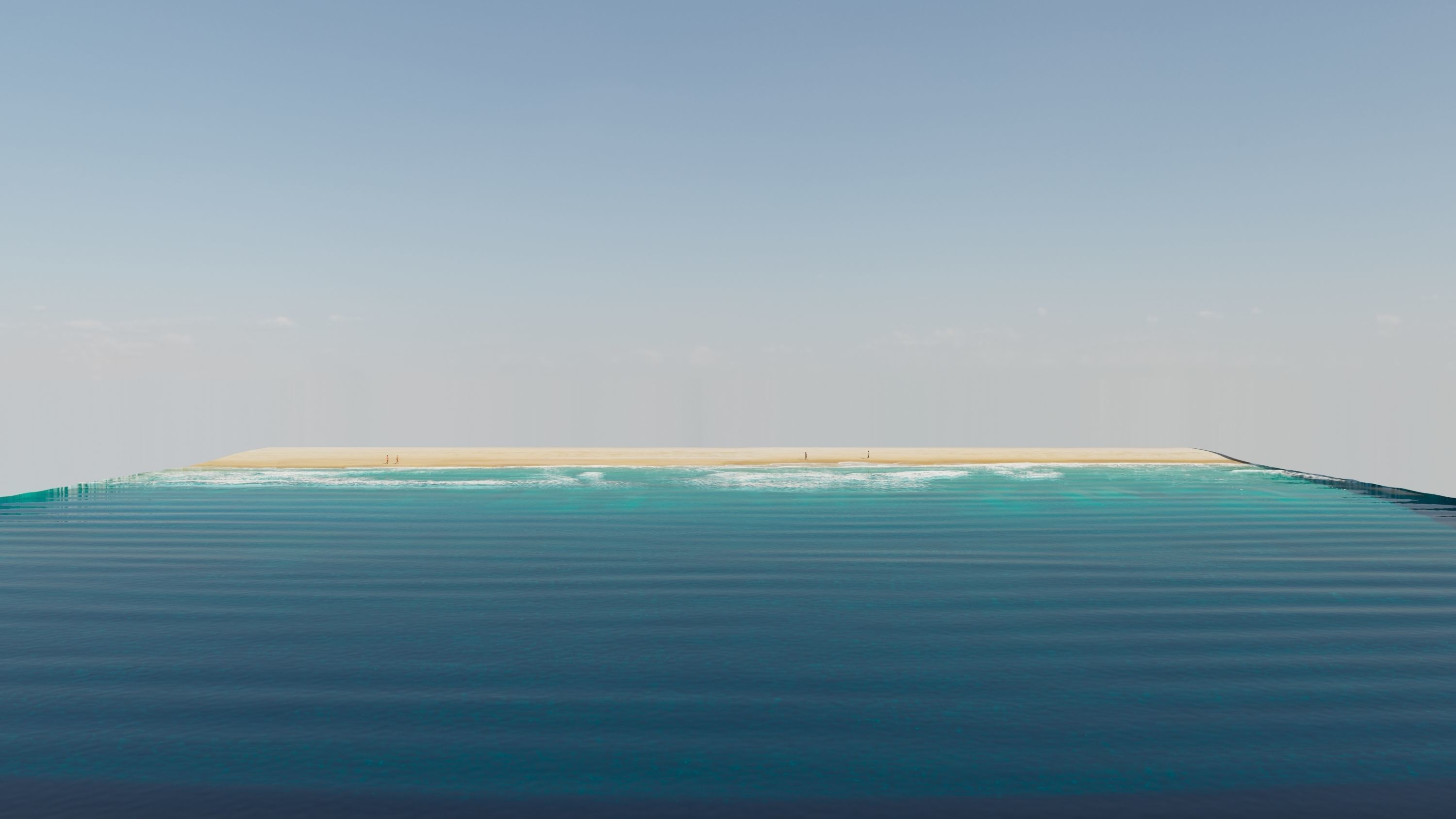 Tropical Water 3d scene  3D model_7