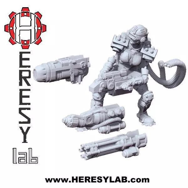 Heresylab - Sauberung Heavy Support 3D print model_0