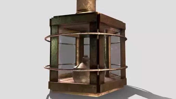 Ships Lamp Low-poly 3D model