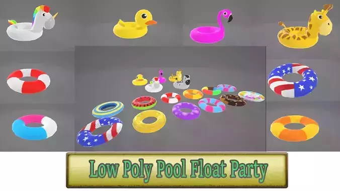 Float Lowpoly Cartoon 3D for Games