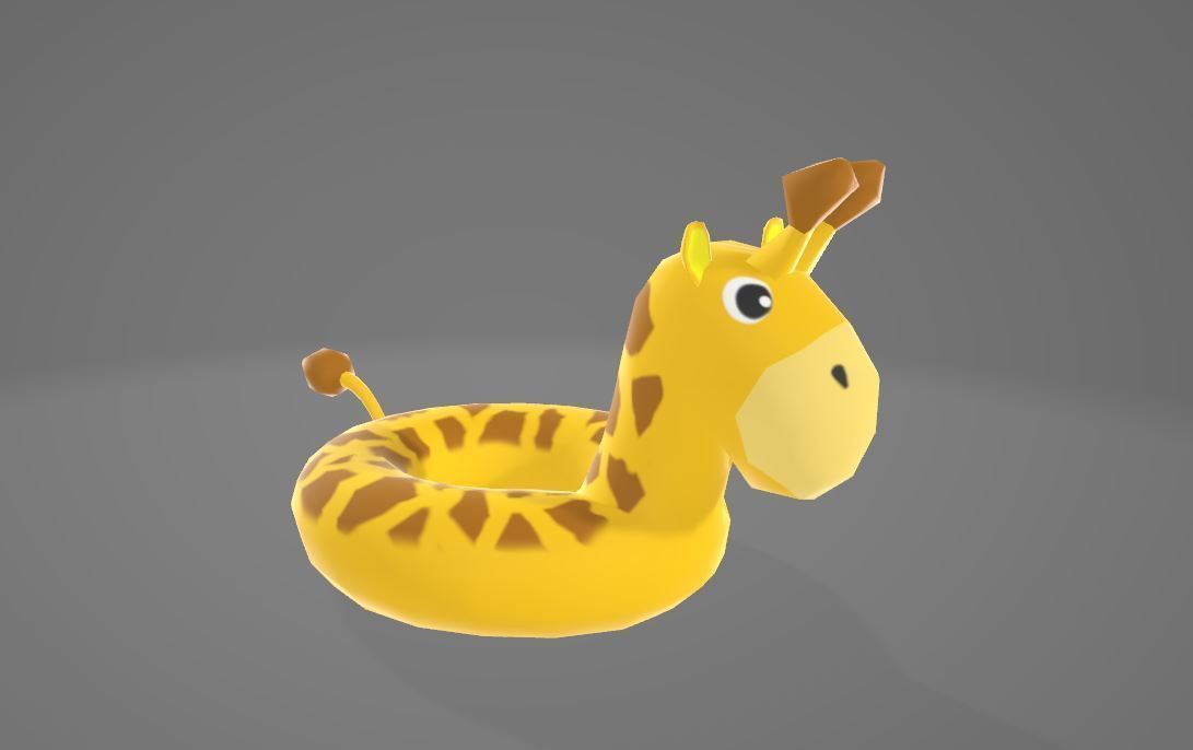 Float Lowpoly Cartoon 3D for Games Low-poly 3D model_2