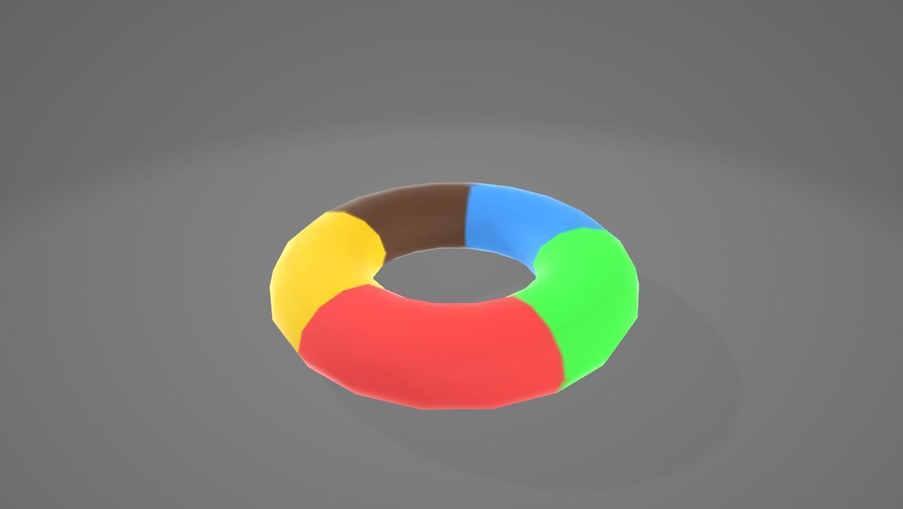 Float Lowpoly Cartoon 3D for Games Low-poly 3D model_9