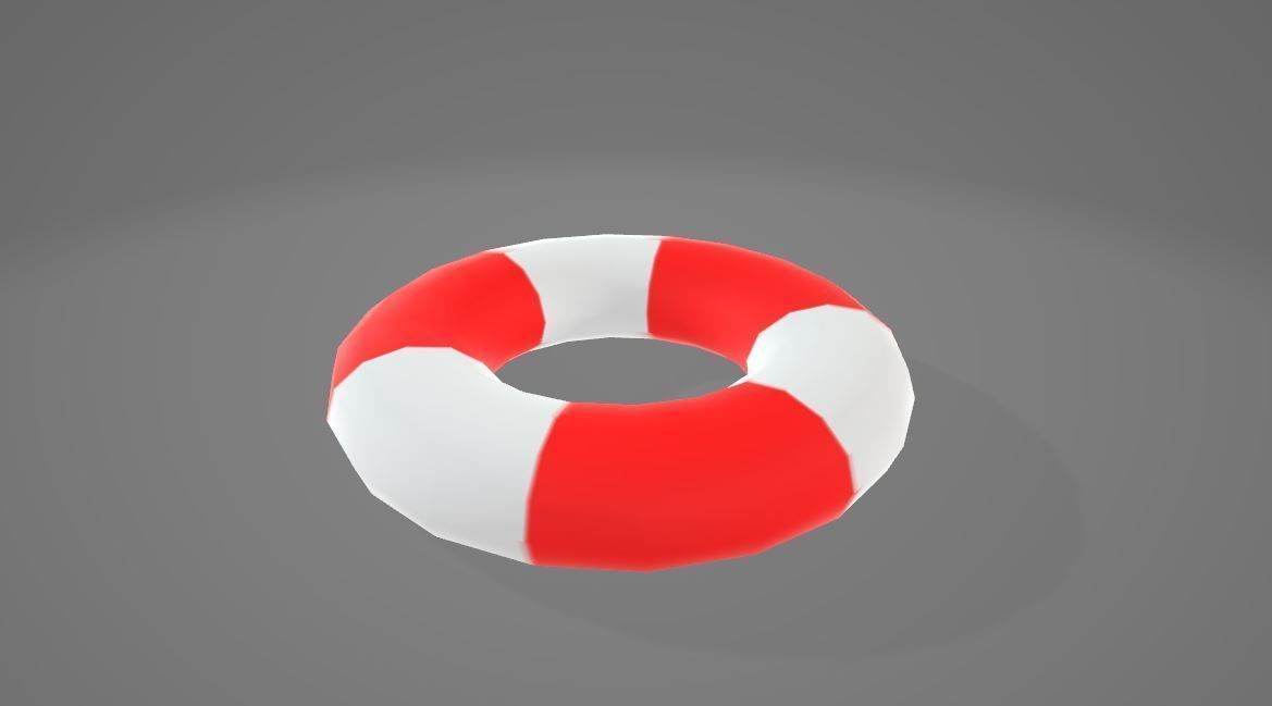 Float Lowpoly Cartoon 3D for Games Low-poly 3D model_8