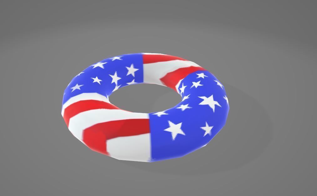 Float Lowpoly Cartoon 3D for Games Low-poly 3D model_6