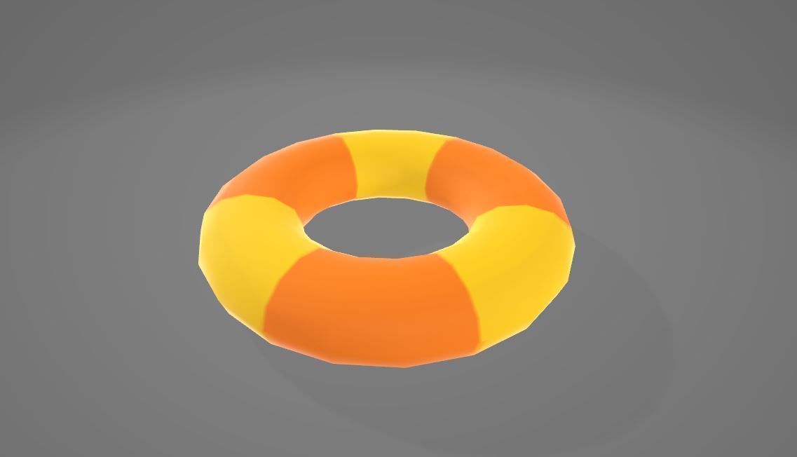 Float Lowpoly Cartoon 3D for Games Low-poly 3D model_7