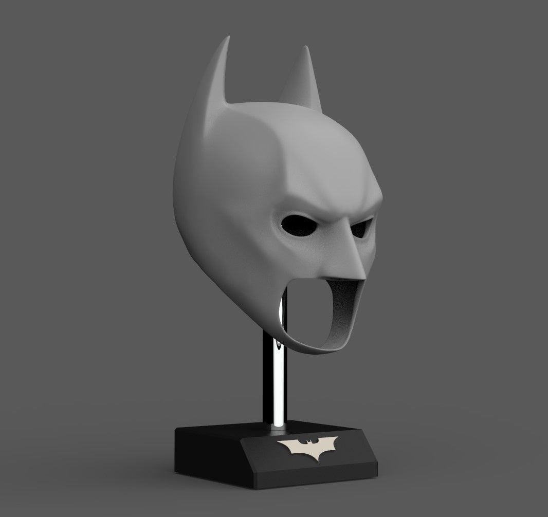 Dark Knight Cowl - 3D Files 3D print model_8