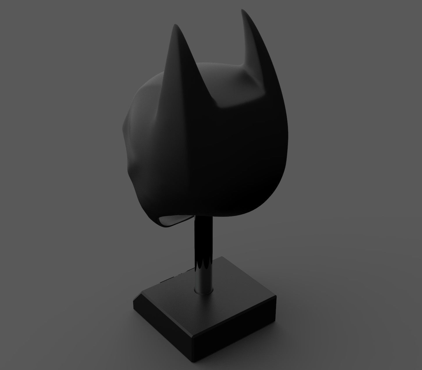 Dark Knight Cowl - 3D Files 3D print model_6