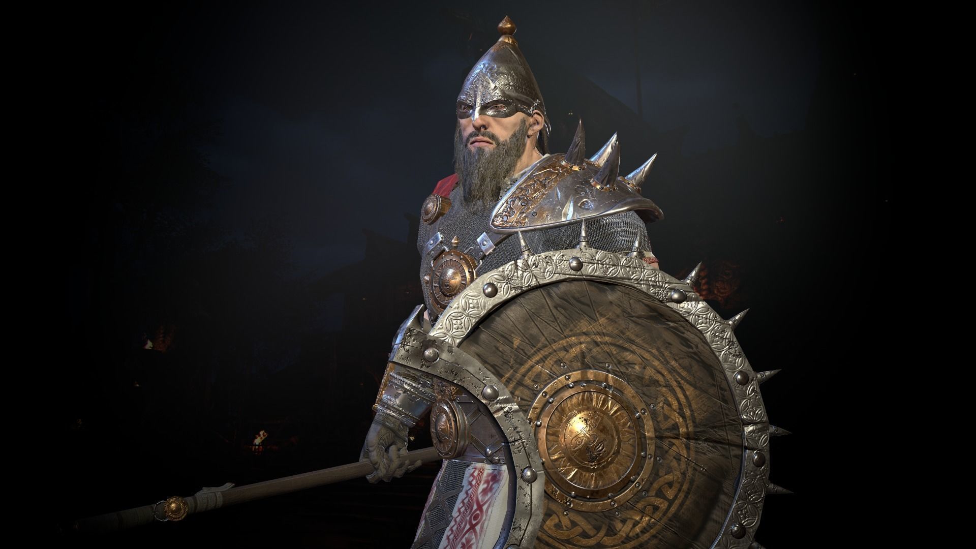 HeroOldWarrior spartan warrior Low-poly 3D model_8