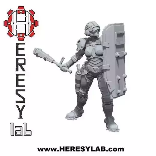 Heresylab - Sauberung female Enforcer