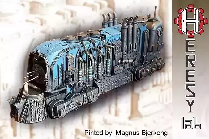 Heresy Train - Only Engine no wagons 3D print model