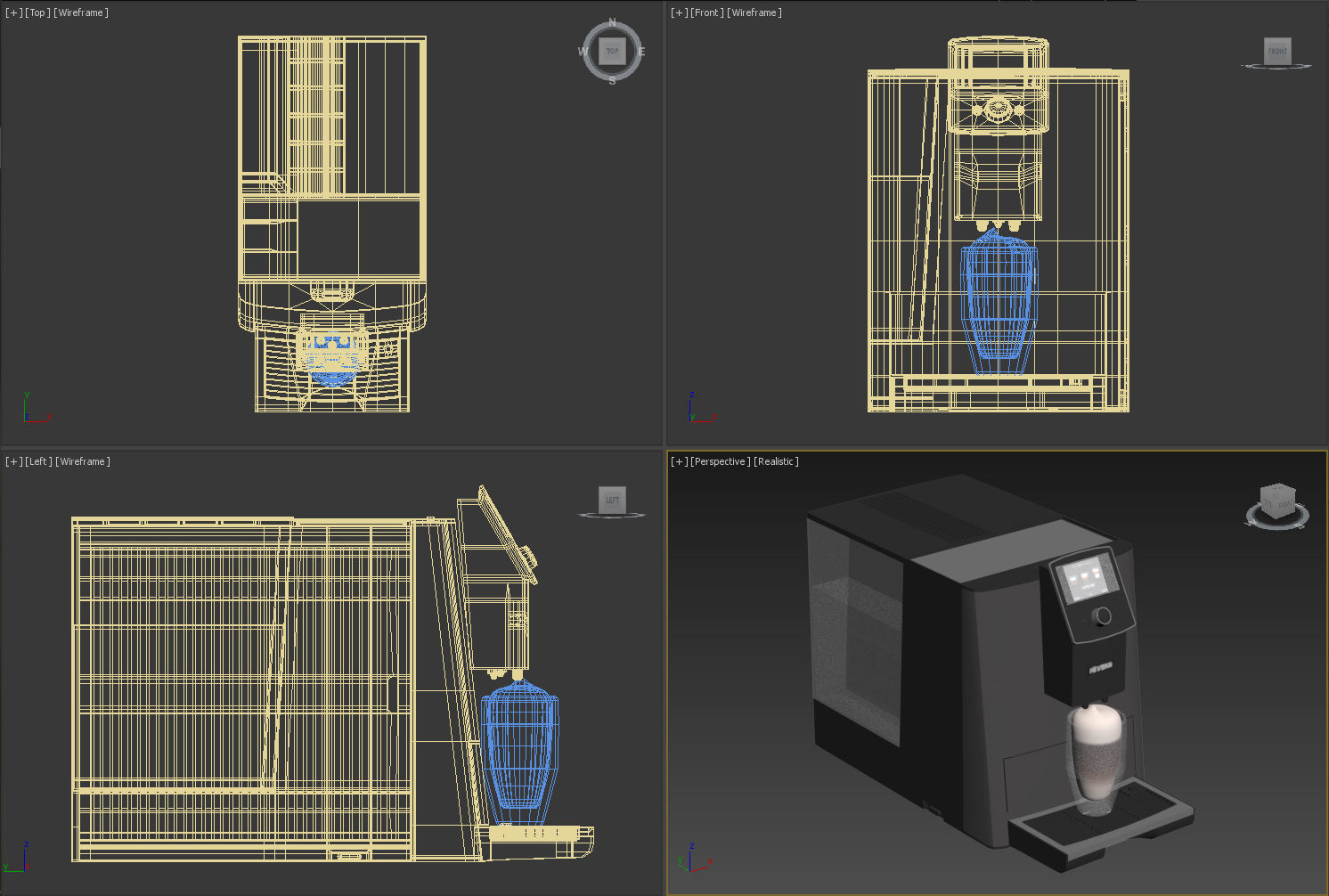 Coffee Machine Nivona Cafe Romatica 825 3D model_20