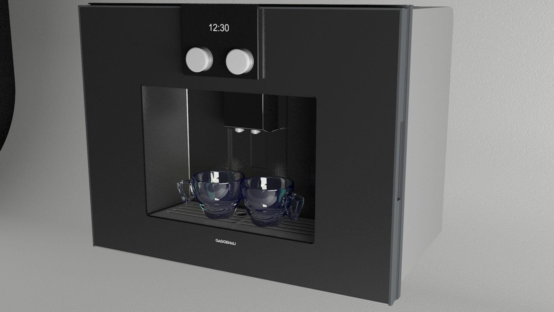 Espresso machine Gaggenau 3D model_1