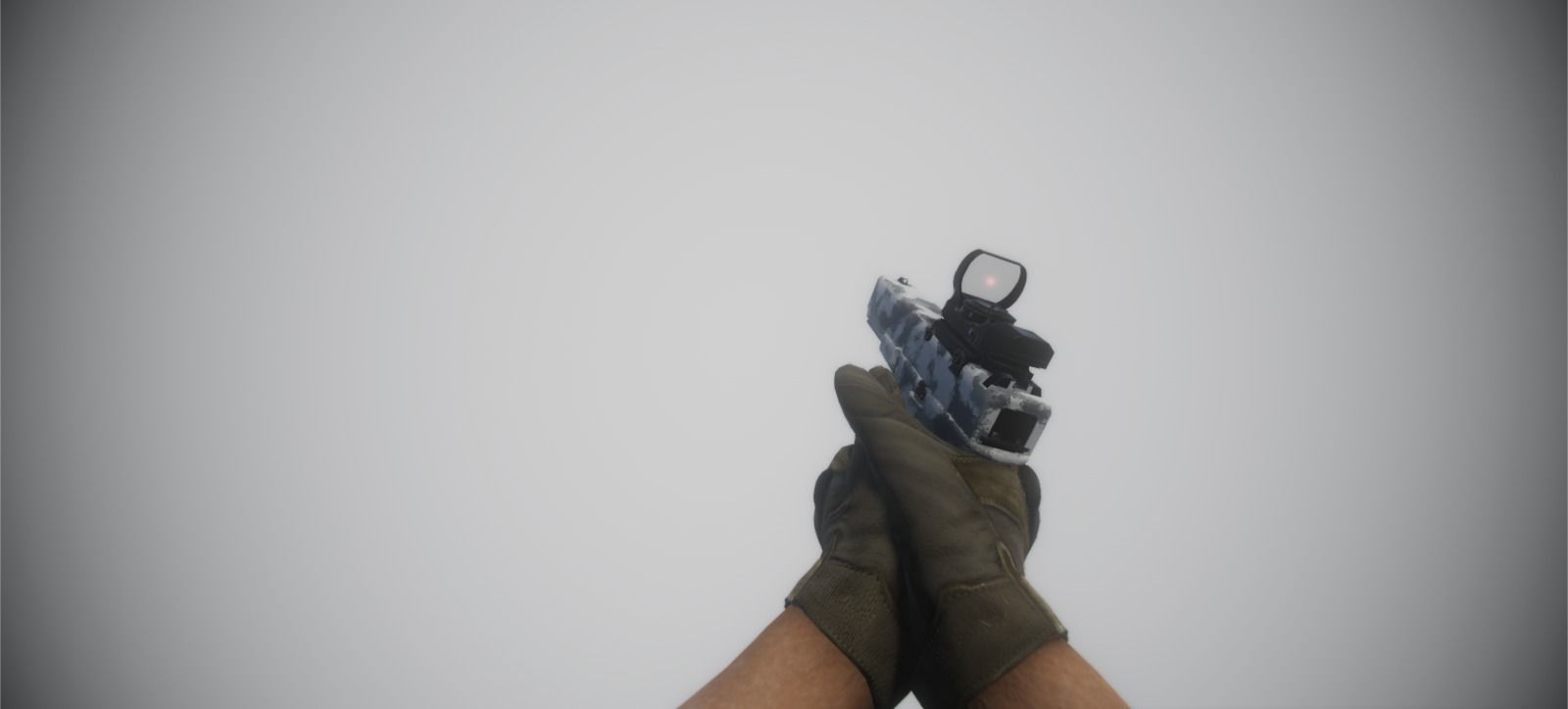 Glock17 handgun Low-poly 3D model_3