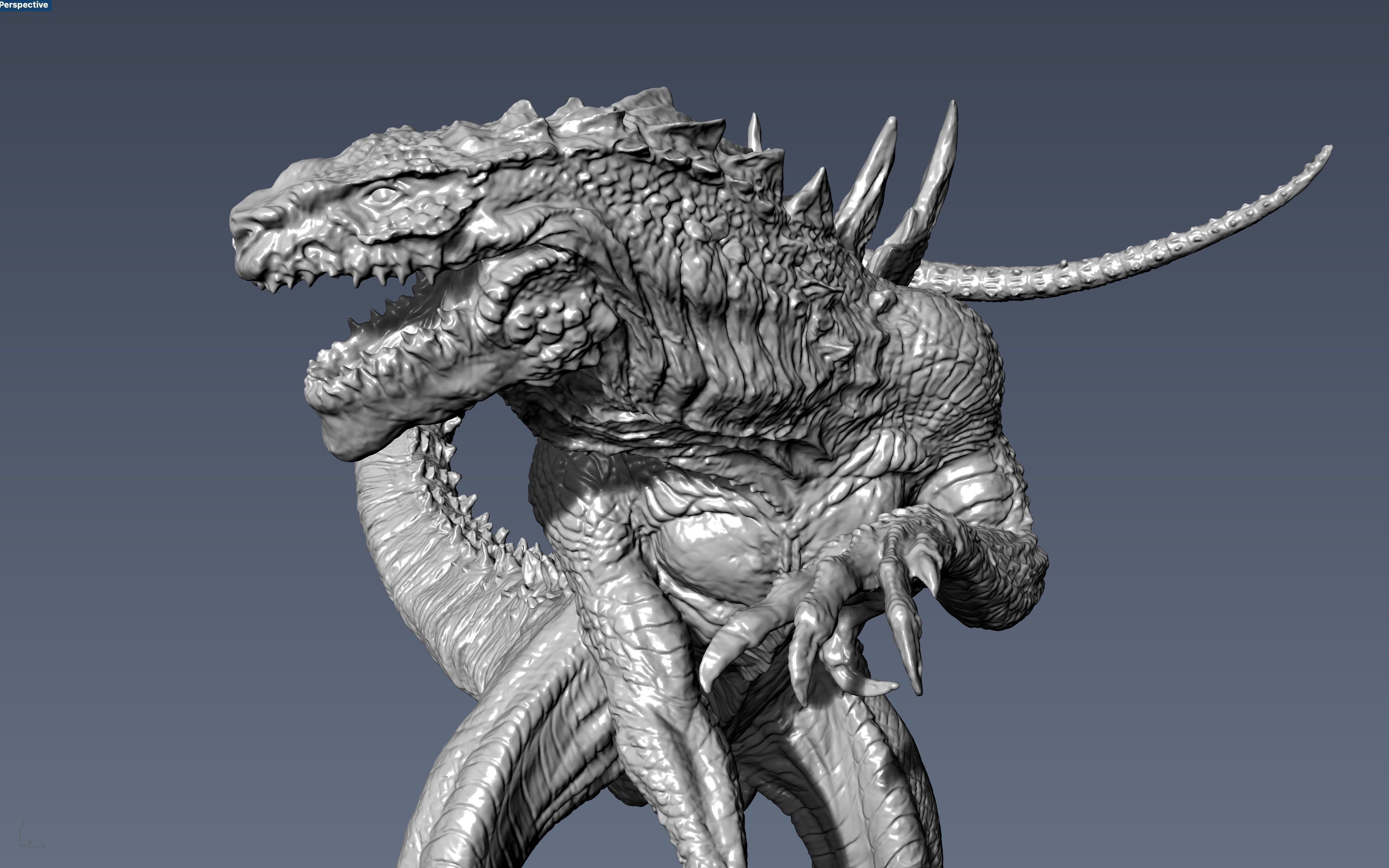 Godzilla 1998 Movie version 3D print model_7