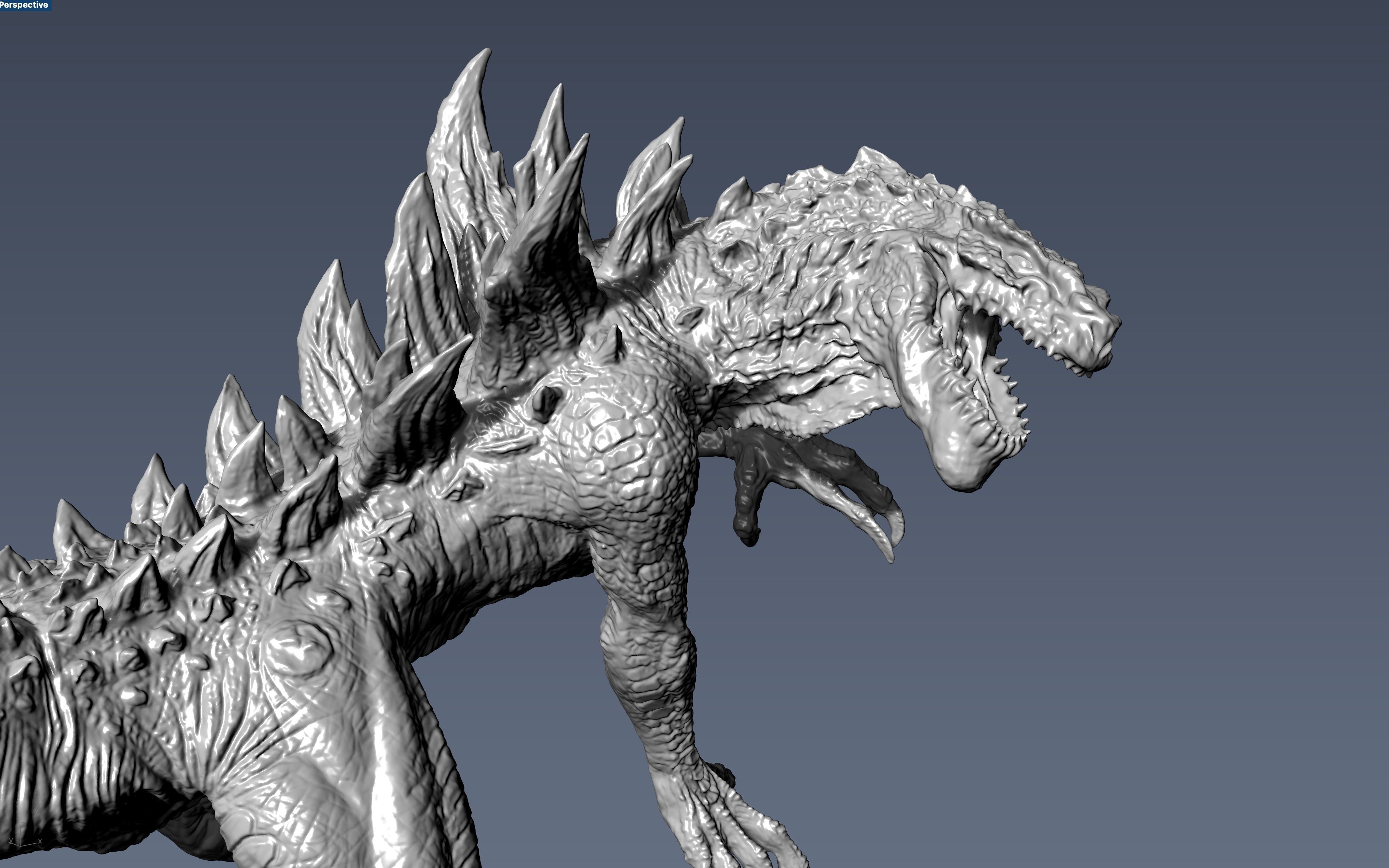 Godzilla 1998 Movie version 3D print model_6