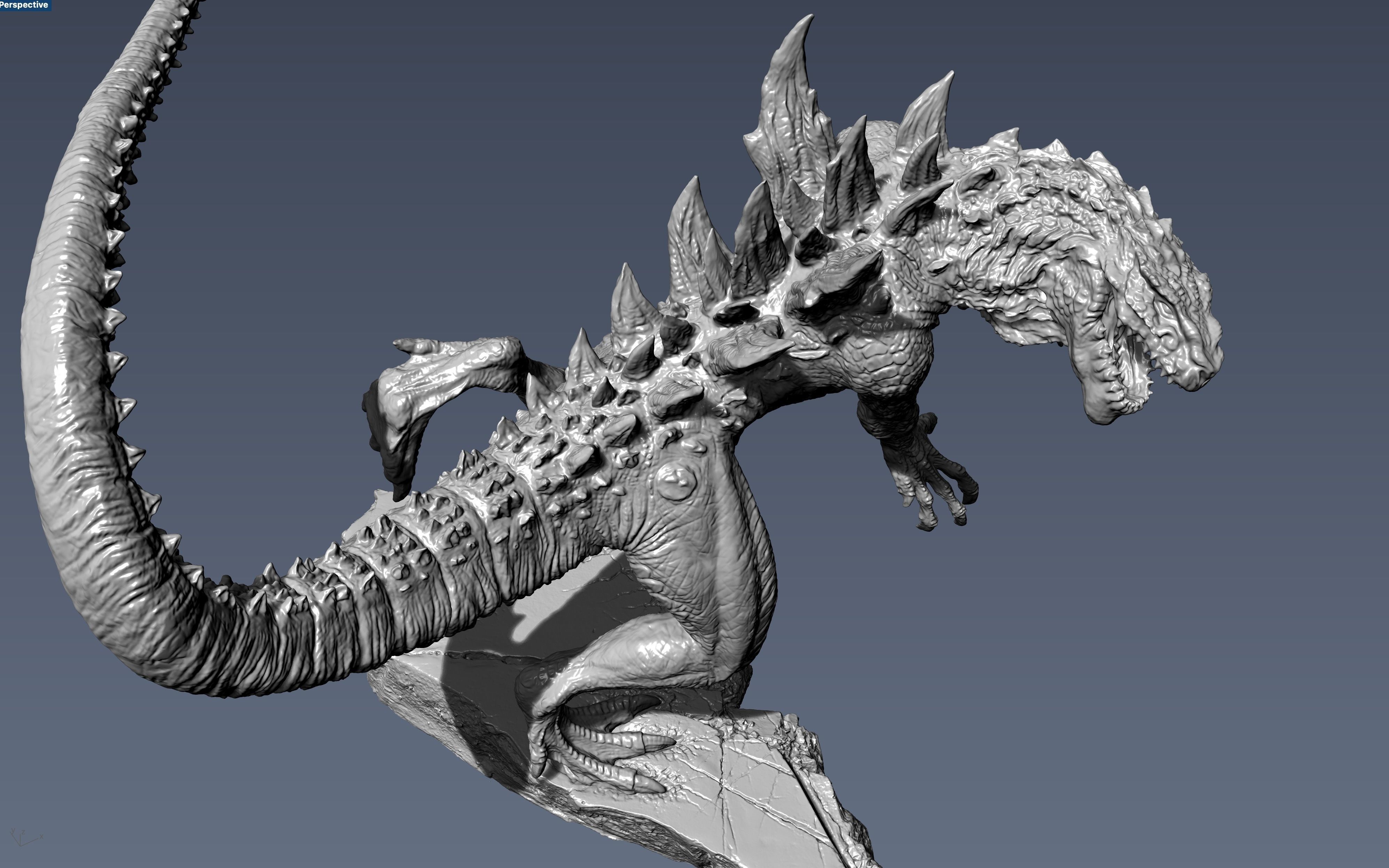 Godzilla 1998 Movie version 3D print model_5