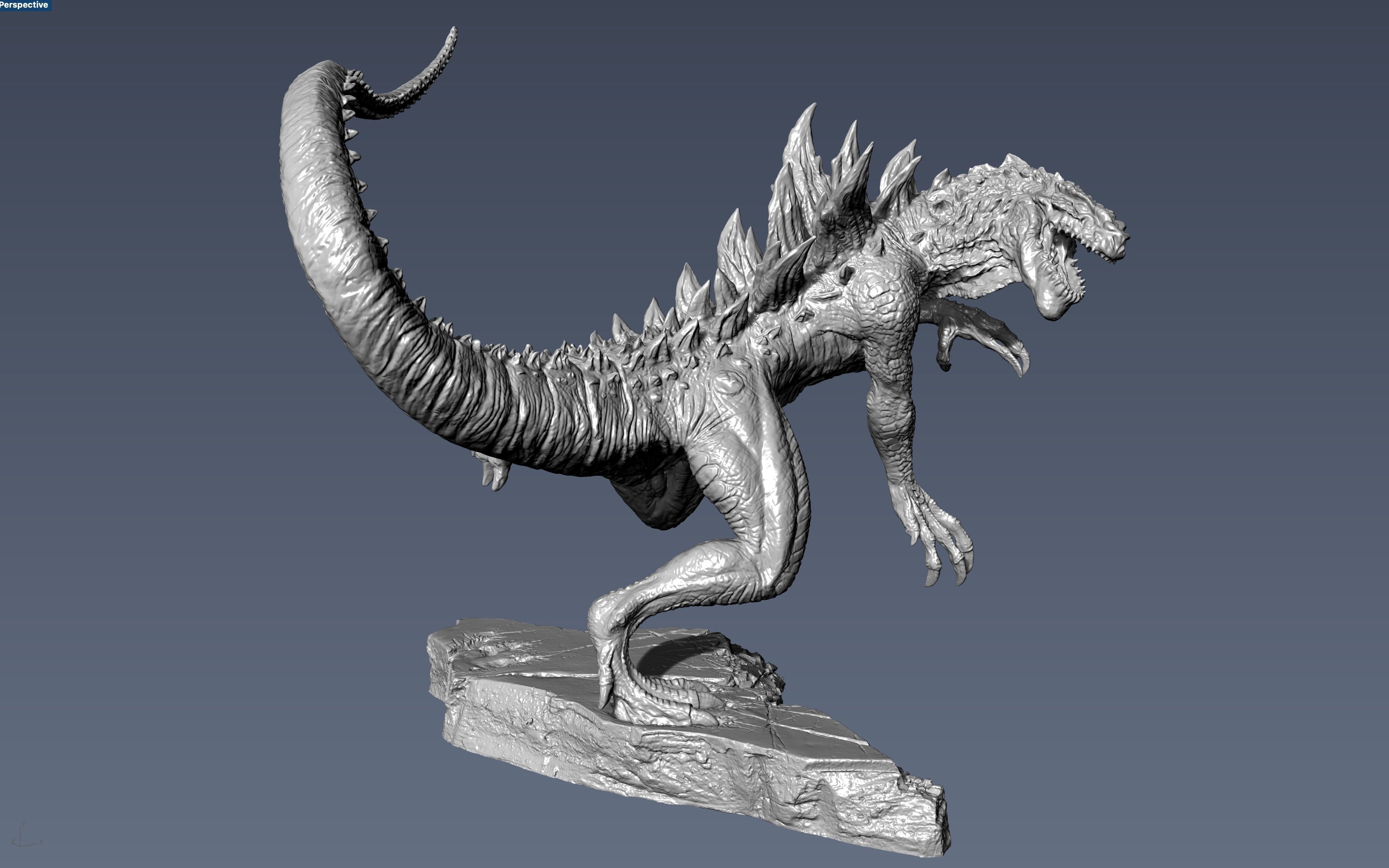 Godzilla 1998 Movie version 3D print model_4